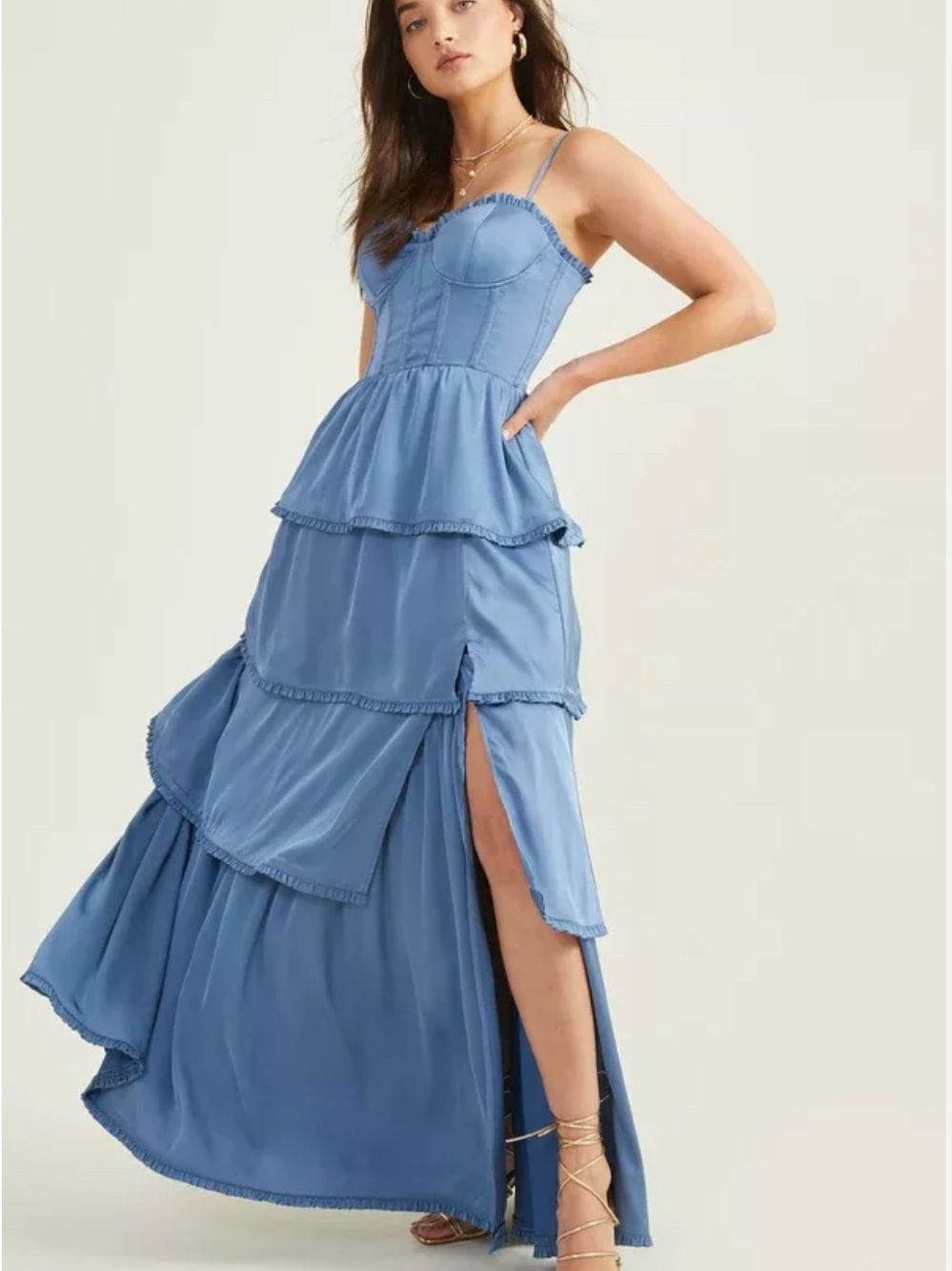 Altar'd State Navy Blue Dress